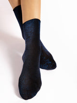 Fiore Iridescent Crew Socks – 60 Den