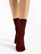 Fiore Iridescent Crew Socks – 60 Den
