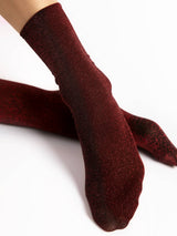 Fiore Iridescent Crew Socks – 60 Den