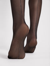 Fiore Metallic Backseam Pantyhose – 20 Den