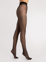 Fiore Diamond Dot Sheer Pantyhose – 15 Den