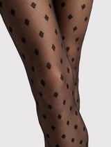 Fiore Diamond Dot Sheer Pantyhose – 15 Den