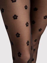 Fiore Floral Sheer Pantyhose – 20 Den