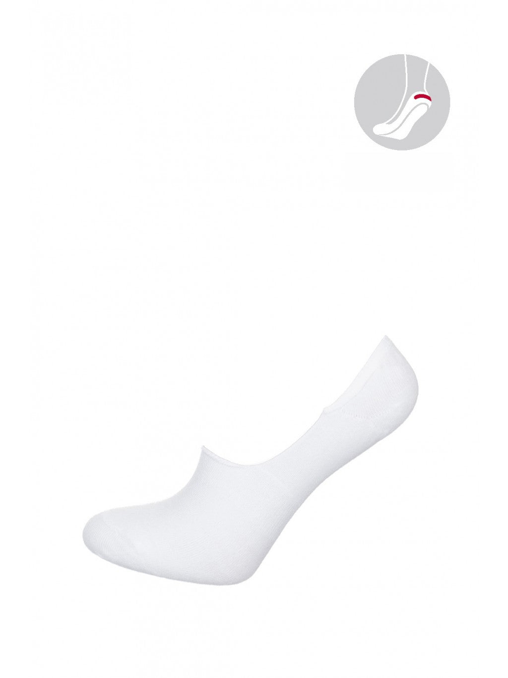 Fiore Bamboo Cotton No-Show Liner Socks with Silicone