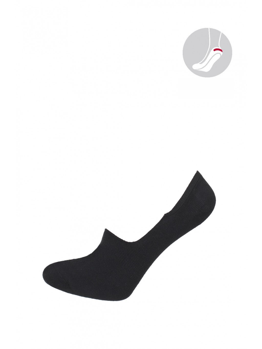 Fiore Bamboo Cotton No-Show Liner Socks with Silicone