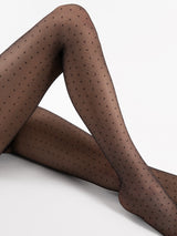Fiore Polka Dot Pantyhose – 30 Den