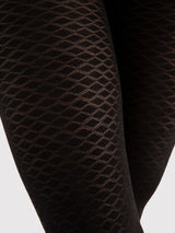 Fiore Textured Net Pattern Tights - 40 Den