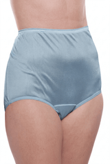 4 Pack Teri Lingerie Plain Jane Nylon Brief Panty