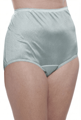 4 Pack Teri Lingerie Plain Jane Nylon Brief Panty