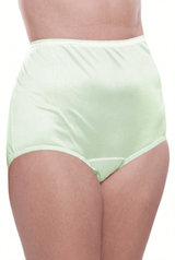 4 Pack Teri Lingerie Plain Jane Nylon Brief Panty