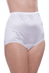 4 Pack Teri Lingerie Plain Jane Nylon Brief Panty