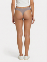 V-Front Modal Thong with Lace 3 Pack