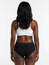 Modal Hipster with Crossed Lace Trim 3 Pack