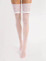 Fiore Sandrine 20 Den Patterned Stay-Up Stockings