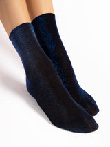 Fiore Iridescent Crew Socks – 60 Den