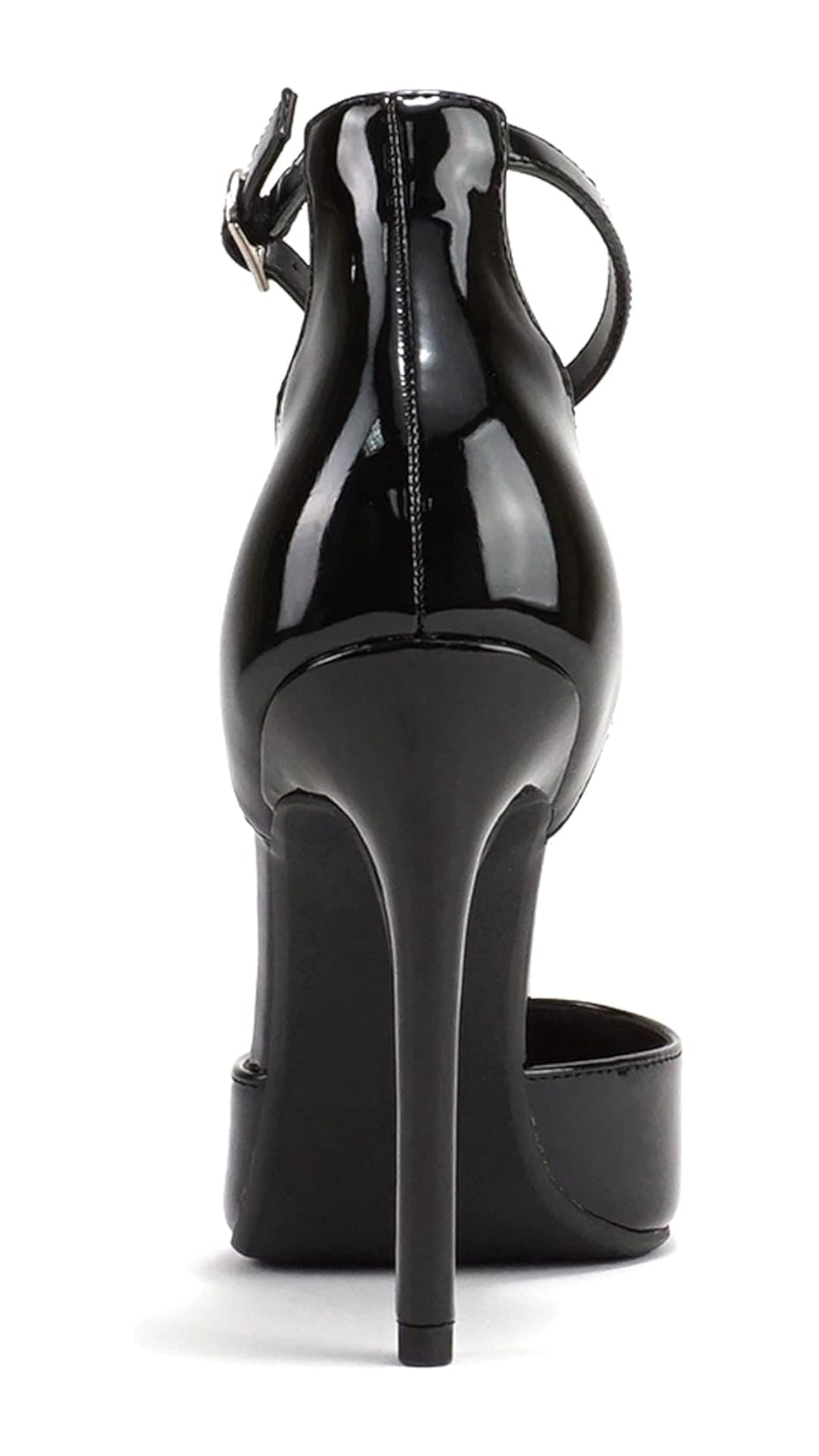 ANYA Pointed Toe T-Strap Stiletto Heel