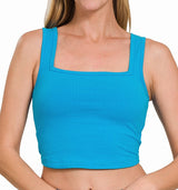 Square Neck Cropped Cami