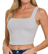 Square Neck Cropped Cami