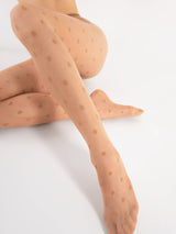 Stylish Polka Dot Patterned Tights