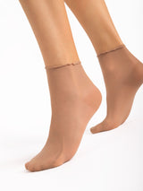 Press Less Rolled Cuff Ankle Sock