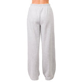 Women's Fleece Wide-Leg Sweatpants with Pockets