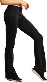 Foldover Flare Yoga Pants