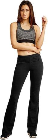 Foldover Flare Yoga Pants