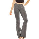Foldover Flare Yoga Pants