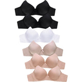 6 Pack Full Cup Plain Bra