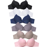 6 Pack Full Cup Plain Bra