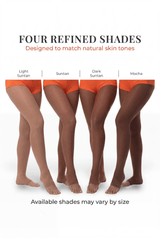 Tamara Hosiery Famous Open  Toe Calendar Girl Pantyhose - 40 Den