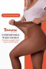 Tamara Hosiery Famous Open  Toe Calendar Girl Pantyhose - 40 Den