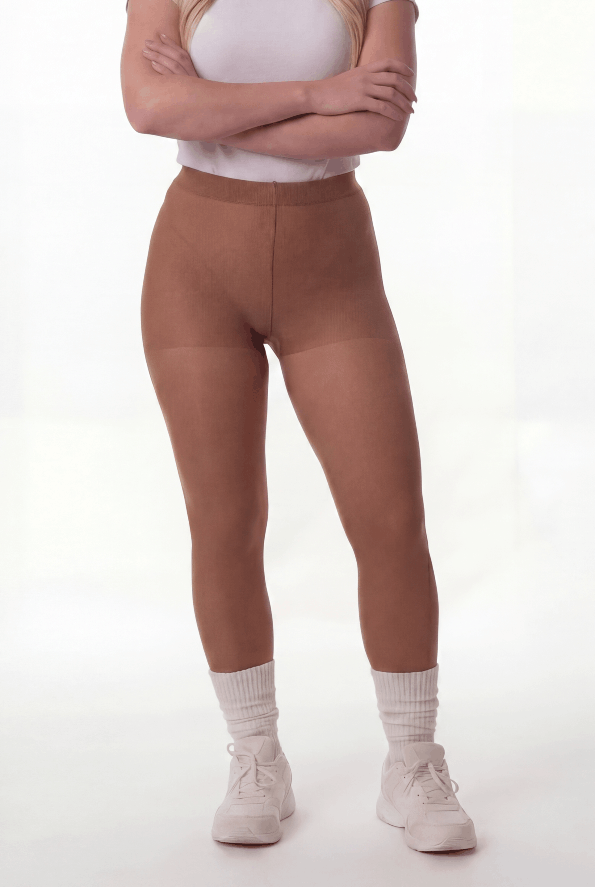 Tamara Hosiery Famous Control Top Calendar Girl Pantyhose - 40 Den