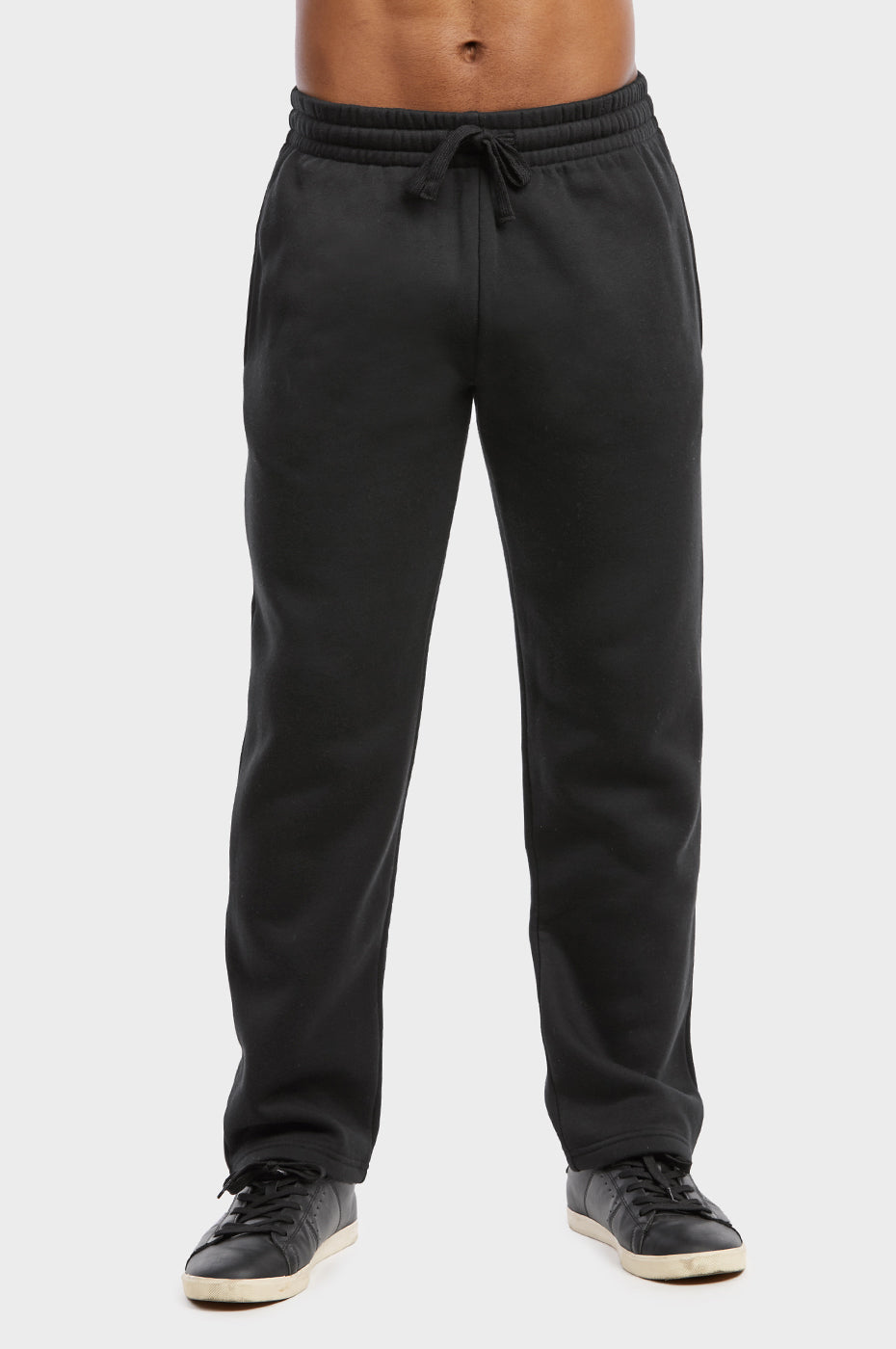 Lightweight Fleece Sweatpants with Drawstring Waist