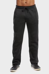 Lightweight Fleece Sweatpants with Drawstring Waist