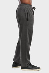 Lightweight Fleece Sweatpants with Drawstring Waist