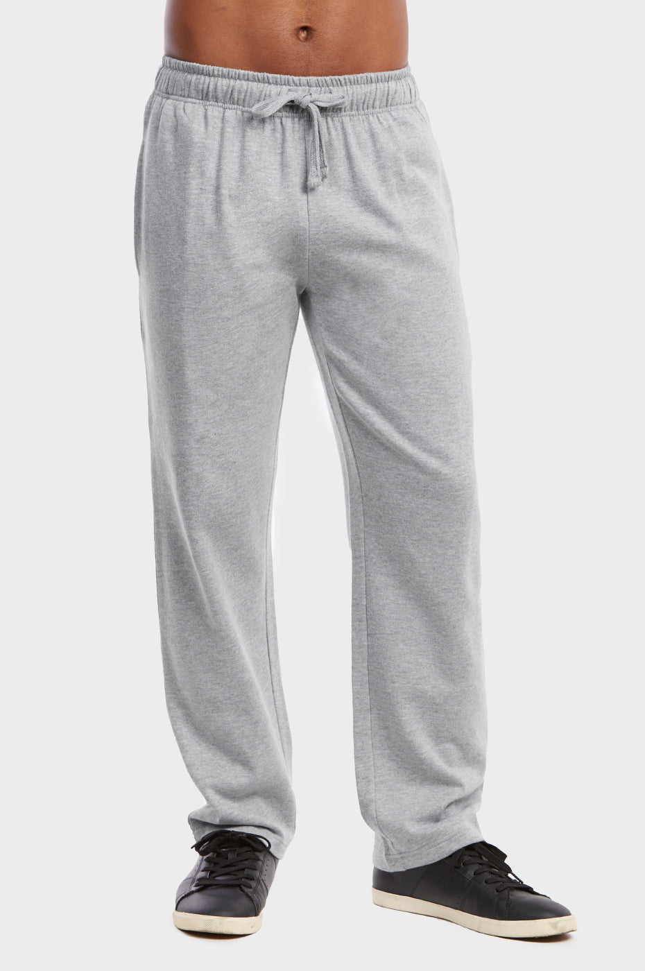 Lightweight Fleece Sweatpants with Drawstring Waist