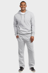Lightweight Fleece Sweatpants with Drawstring Waist