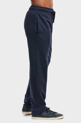 Lightweight Fleece Sweatpants with Drawstring Waist