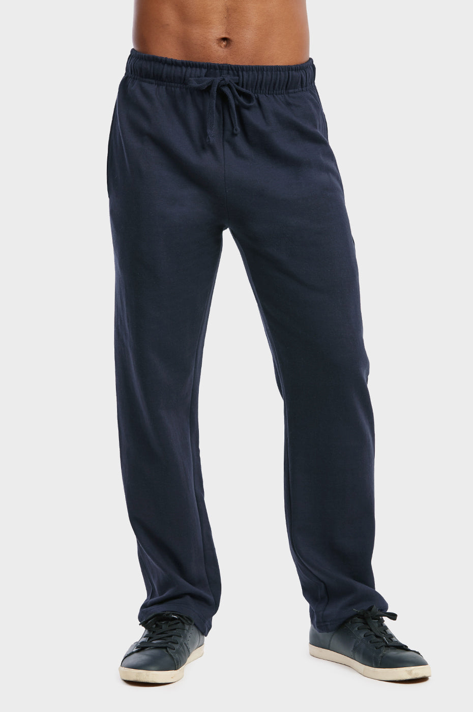 Lightweight Fleece Sweatpants with Drawstring Waist