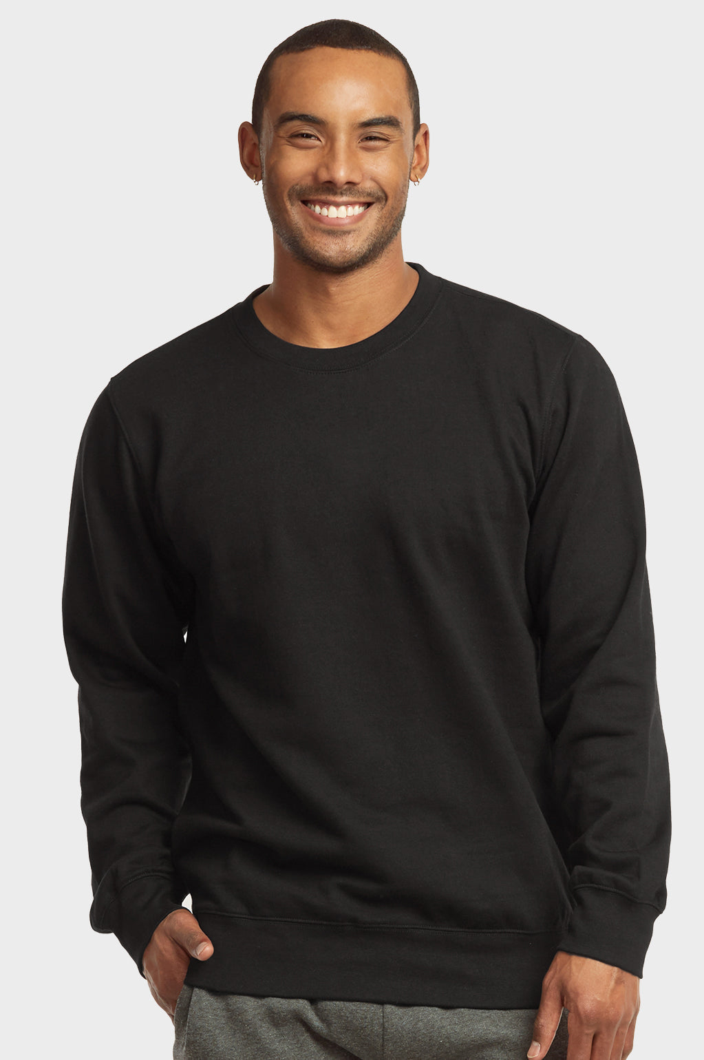 Lightweight Fleece Sweatshirt with Ultra-Soft Interior