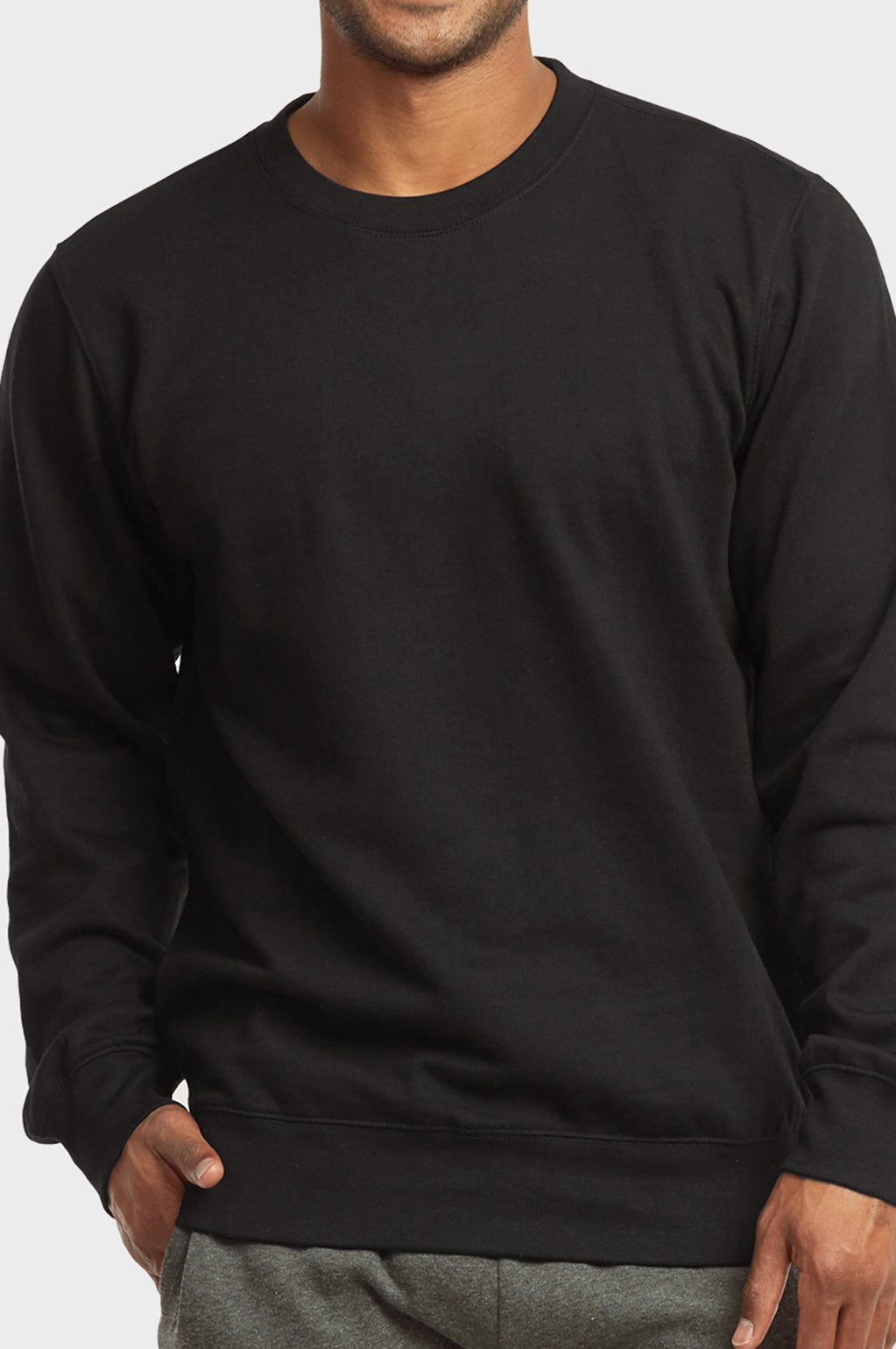 Lightweight Fleece Sweatshirt with Ultra-Soft Interior