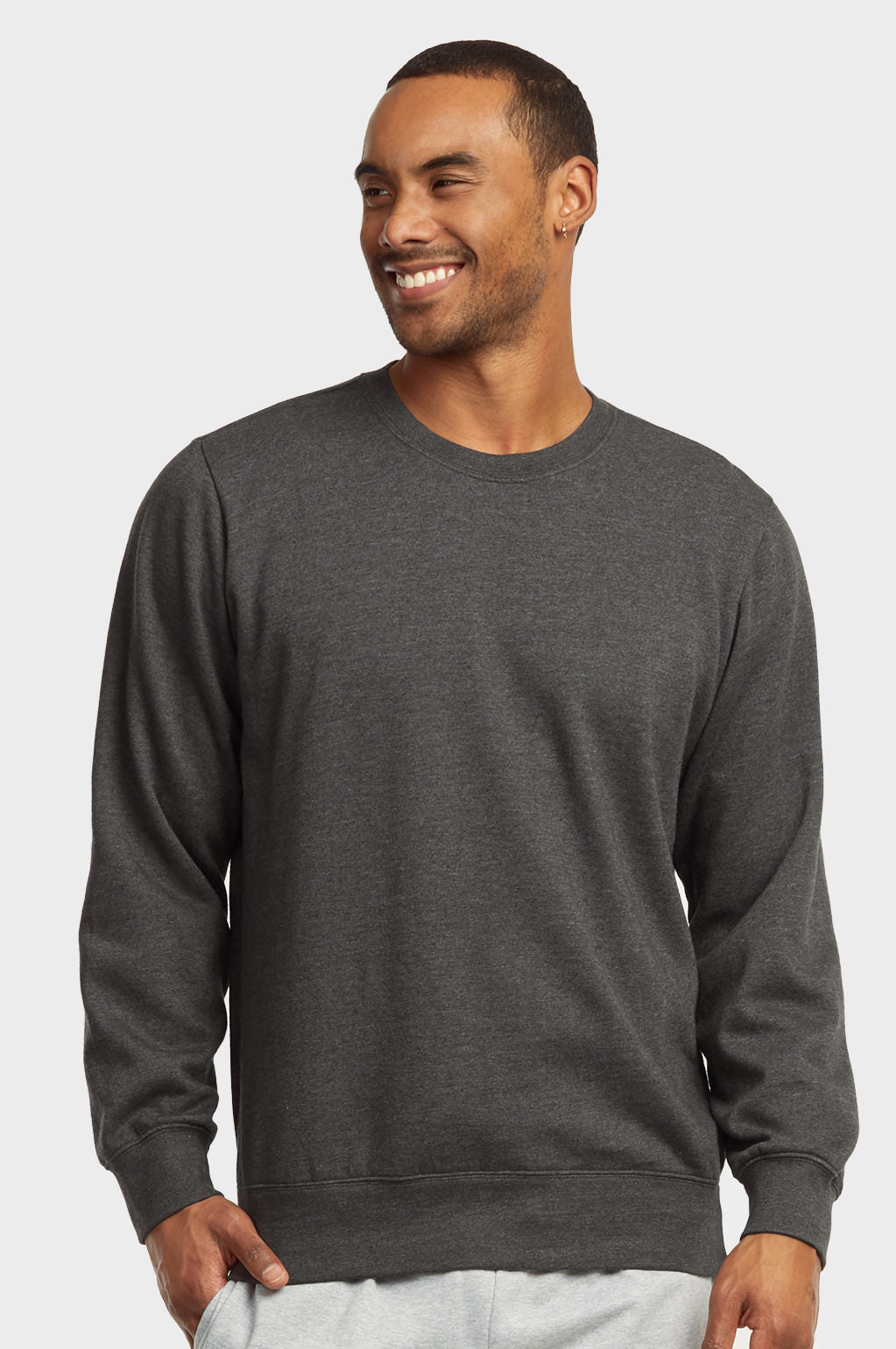 Lightweight Fleece Sweatshirt with Ultra-Soft Interior