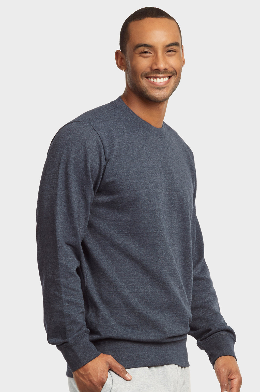 Lightweight Fleece Sweatshirt with Ultra-Soft Interior