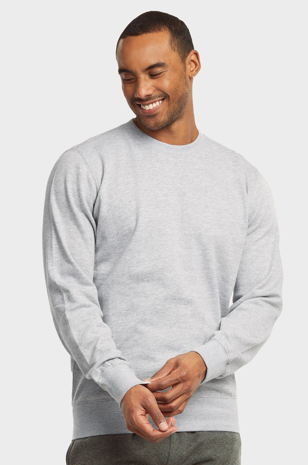 Lightweight Fleece Sweatshirt with Ultra-Soft Interior